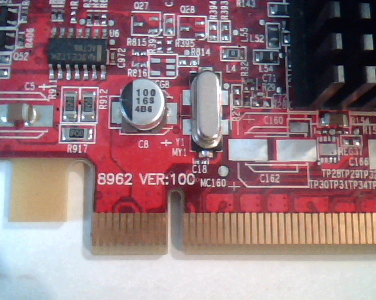 PCI-E express card 109-A26000-00 8962 Ver 100 4E244-002 TV-out VGA - image 3