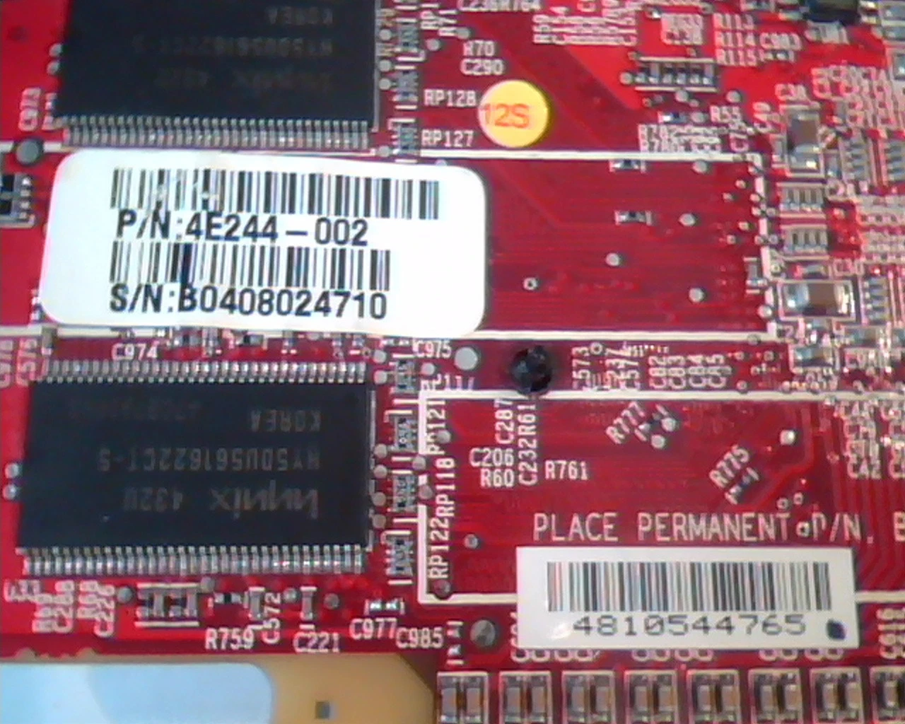 PCI-E express card 109-A26000-00 8962 Ver 100 4E244-002 TV-out VGA - image 4
