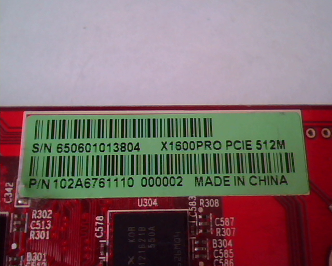 PCI-E express card ATI Radeon 109-A67631-10 X1600Pro 512M 102A6761110 DVIVGA Vid — image 3