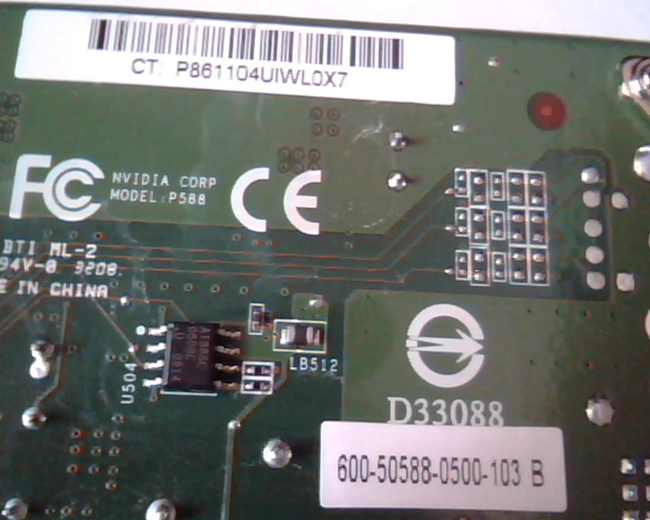 PCI-E express card Nvidia Quadro 180-10588-0002-A01 456138-001 QuadroFX570 570 - image 4
