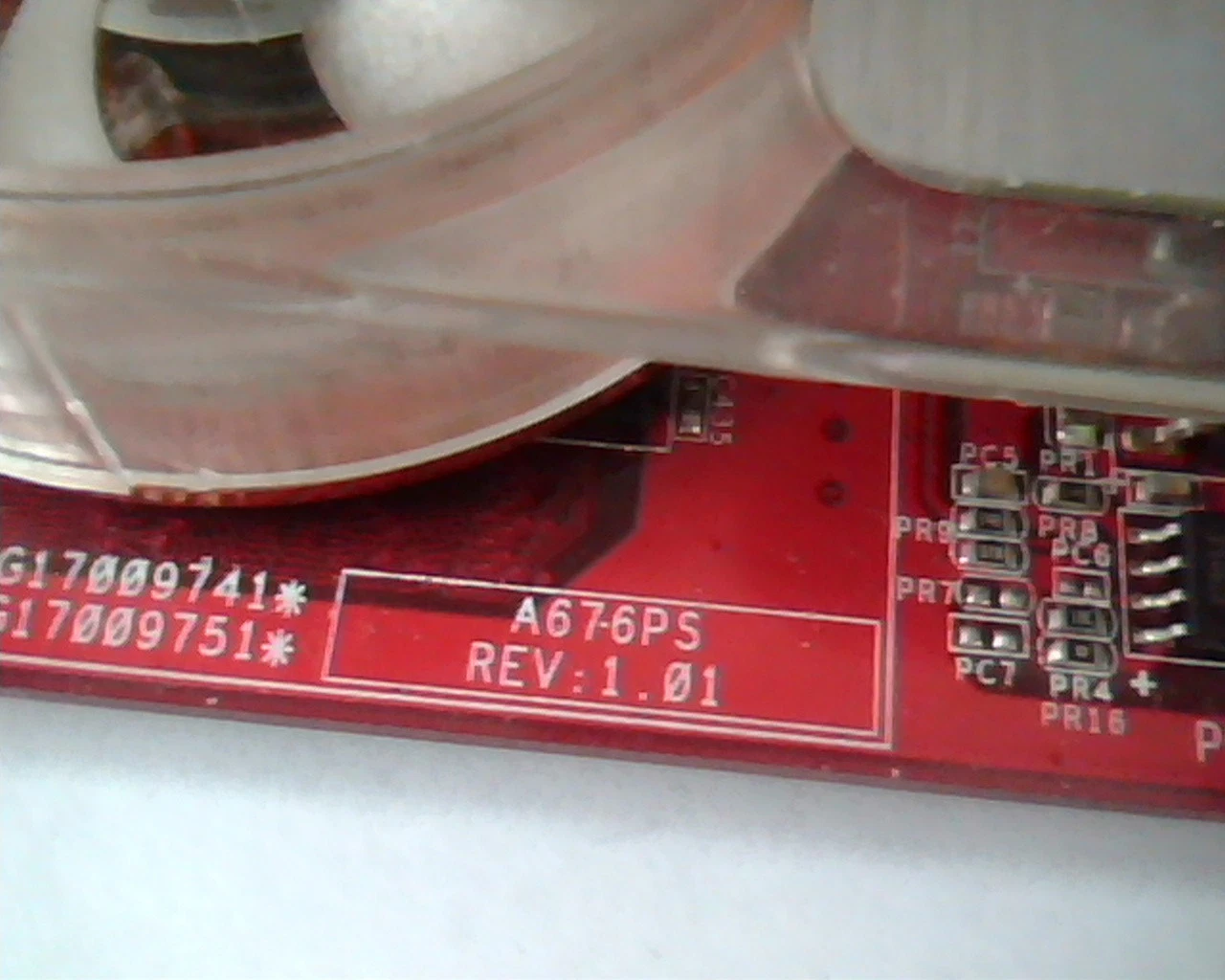 PCI-E express card ASUS A676PS Rev 1.01 EAX1300Pro 256MB DVI VGA Video - image 2