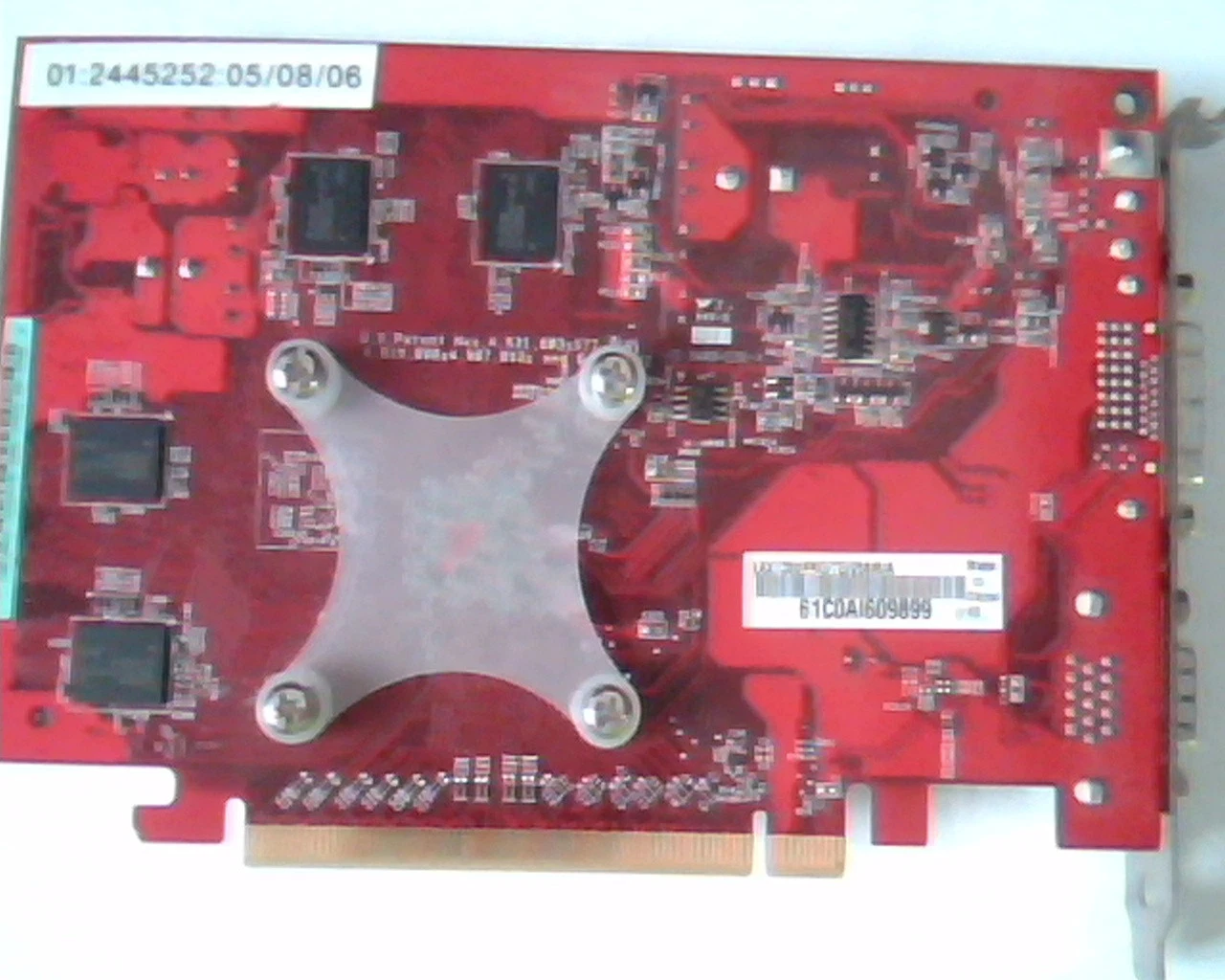 PCI-E express card ASUS A676PS Rev 1.01 EAX1300Pro 256MB DVI VGA Video - image 5