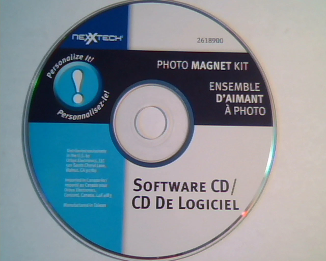 CD Nexxtech Photo Magnet Kit 2618900 personalize it
