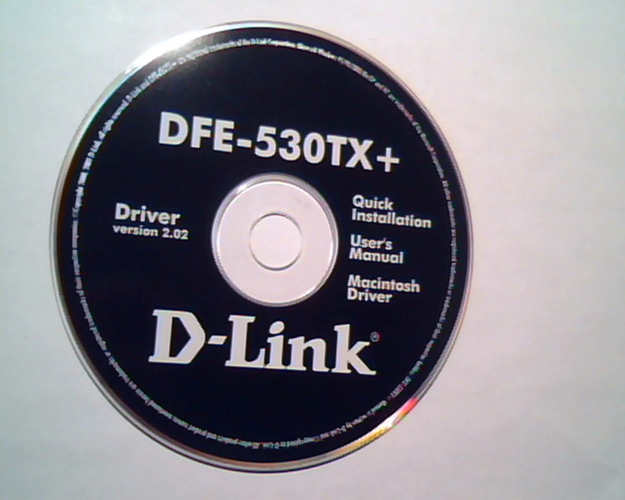 CD D-LINK DFE-530TX+ Driver Version 2.02 installation user`s manual Macintosh