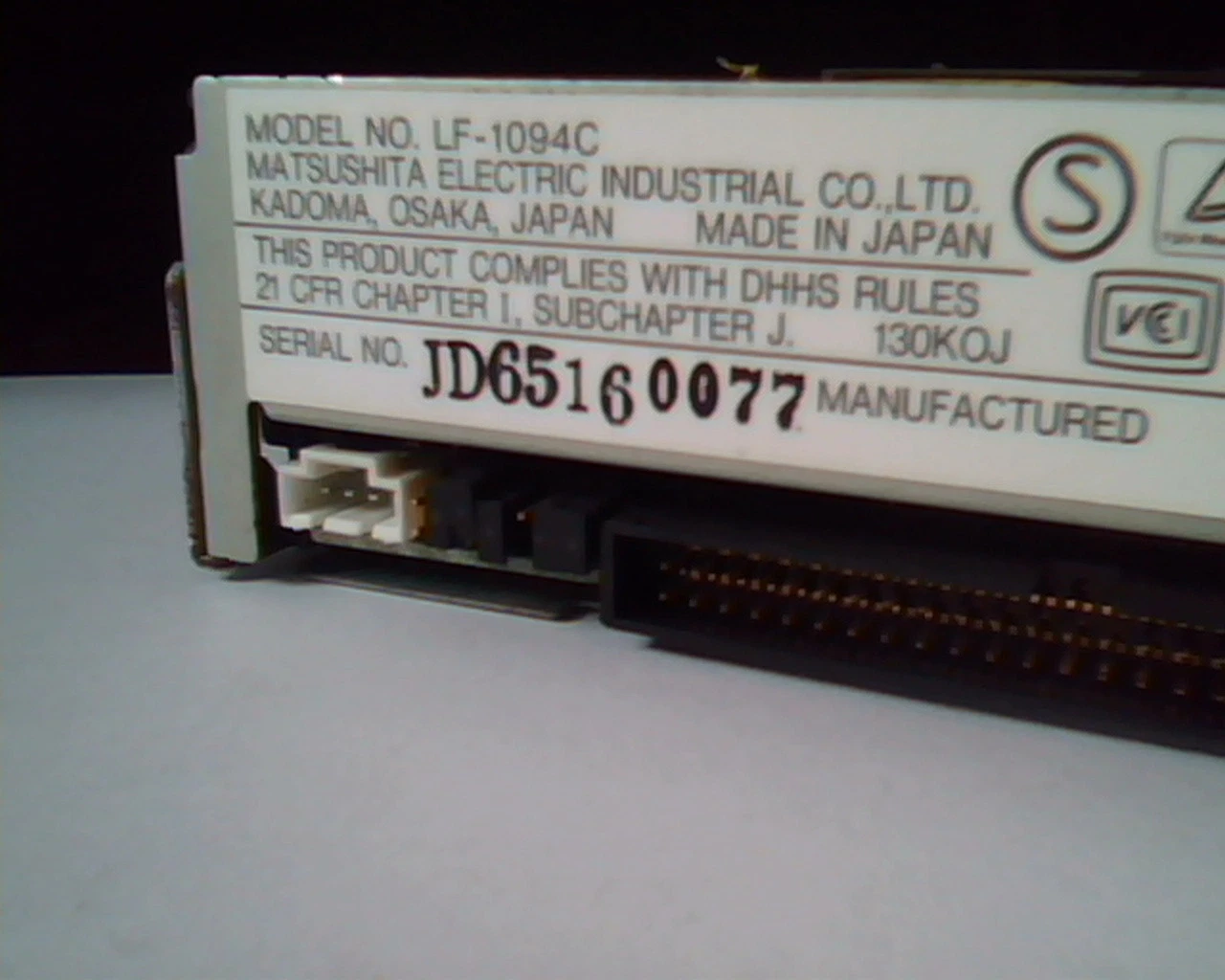 CD Drive Matsushita LF-1094C May 1996 CD2030 184691-201 rev A - image 3