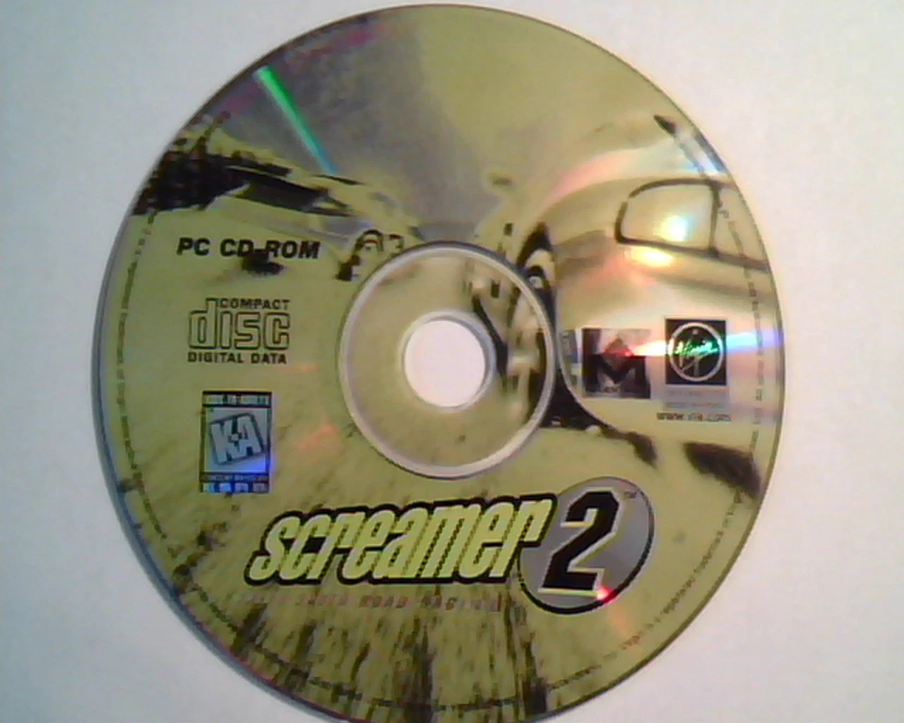 CD Screamer 2 - Sheer speed road racing Virgin interactive game