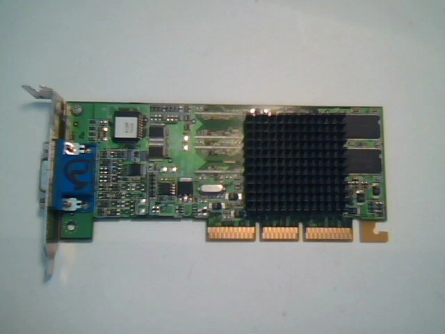 AGP Video Graphics Card ATI Rage 128 Pro R128P 109-73100-01 Low-Profile ✅TESTED