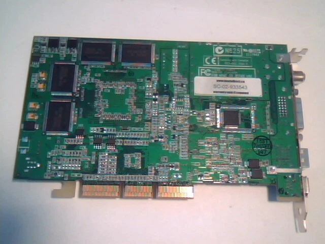 AGP Video Card ATI Rage Theater 109-84800-10 AIW 8500DV 64M 1394 Firewire✅TESTED - image 2