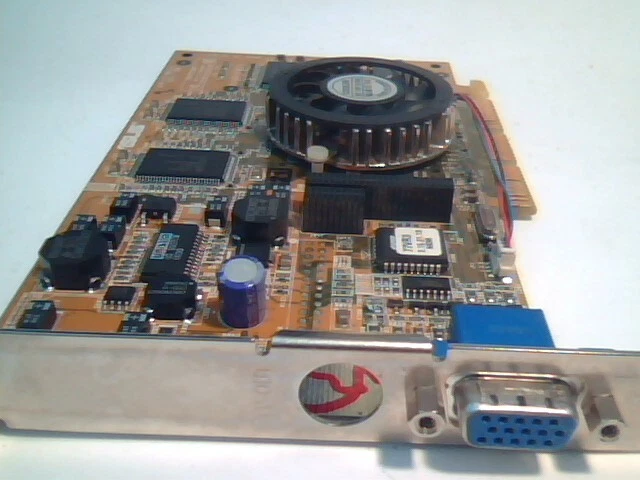 AGP Video Graphics Card ASUS V7700 (D) Rev 1.00 C1V084 32M A01 VGA ✅TESTED - image 3