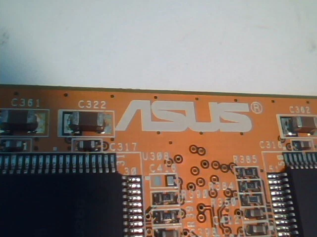 AGP Video Graphics Card ASUS V7700 (D) Rev 1.00 C1V084 32M A01 VGA ✅TESTED - image 4