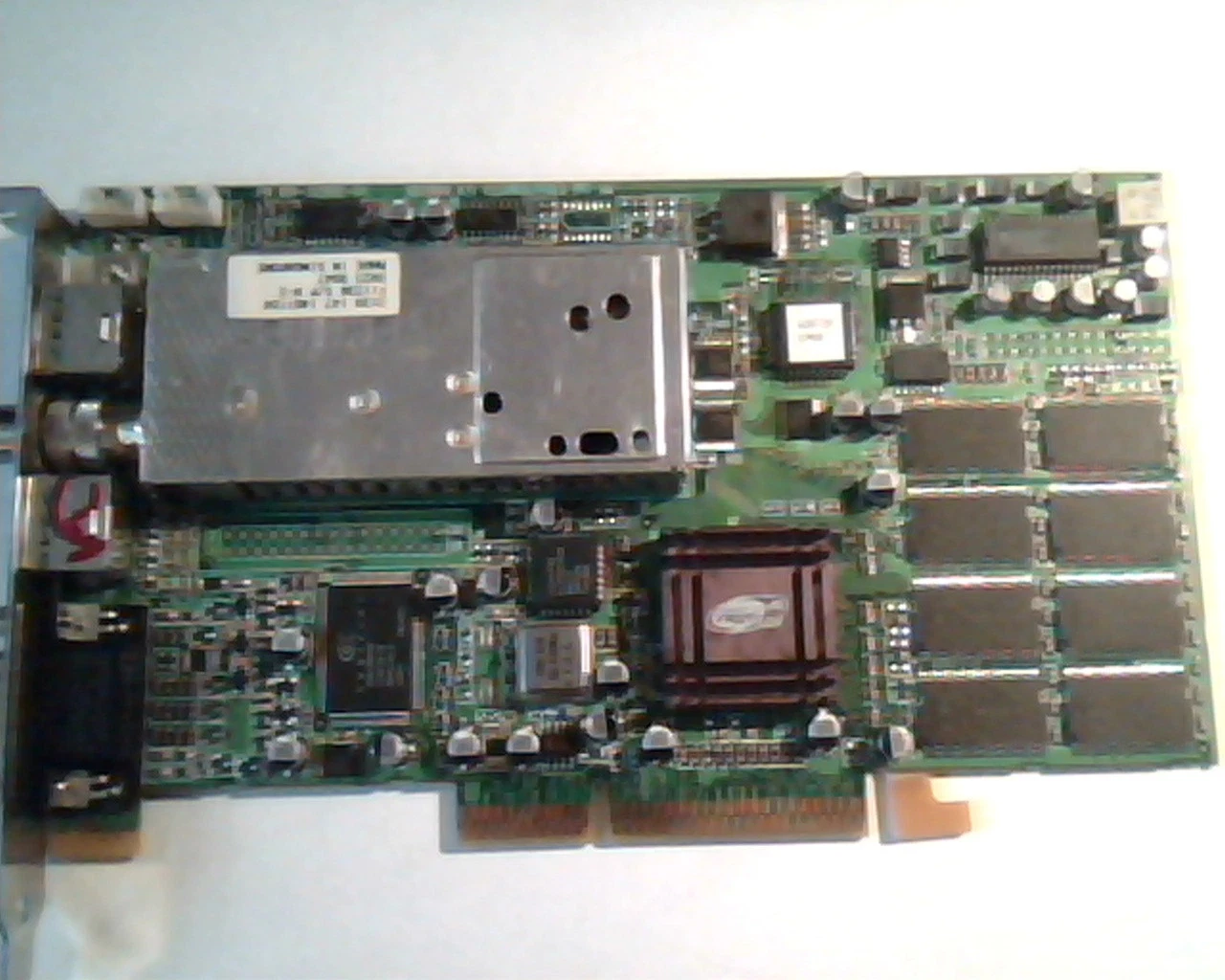 AGP card ATI 109-52900-04 AIW128 52908 Rage 128 Adaptek VGA CATV A/V