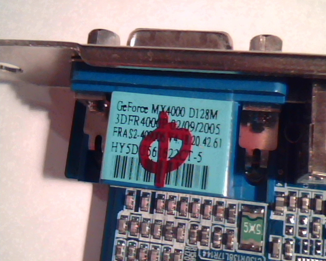 PCI card 3DFR4000P GeForce MX4000 D128M FRAS2-409006 VGA S-Video - image 2