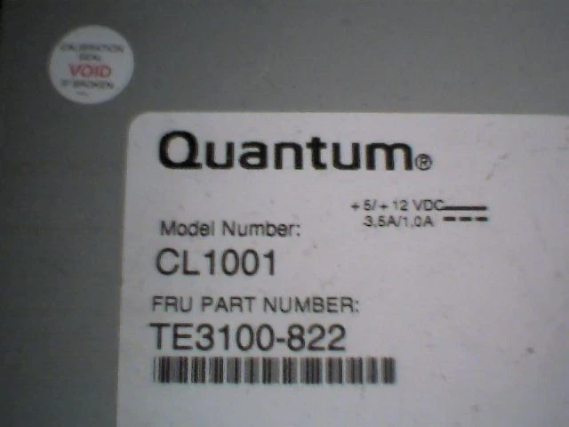 Quantum CL1001 LTO-2 Ultrium Internal Tape Drive SCSI LVD/SE, TE3100-822 - image 3