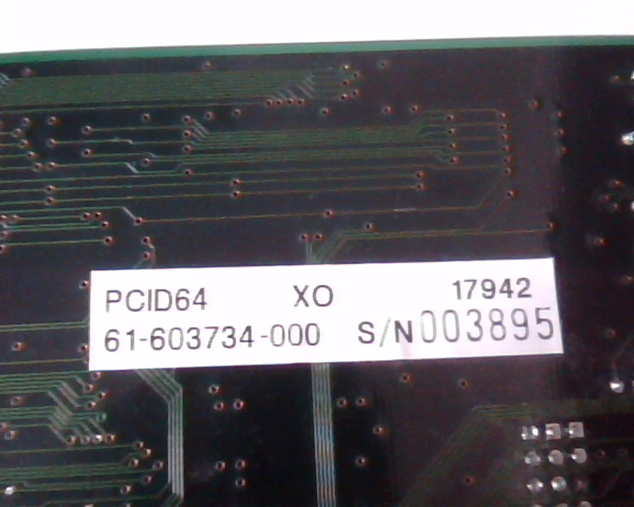 PCI card PCID64 S3 EMA004TS01CO Rev C JDF-864PCI-003 62-003323-800 VGA WDC - image 4