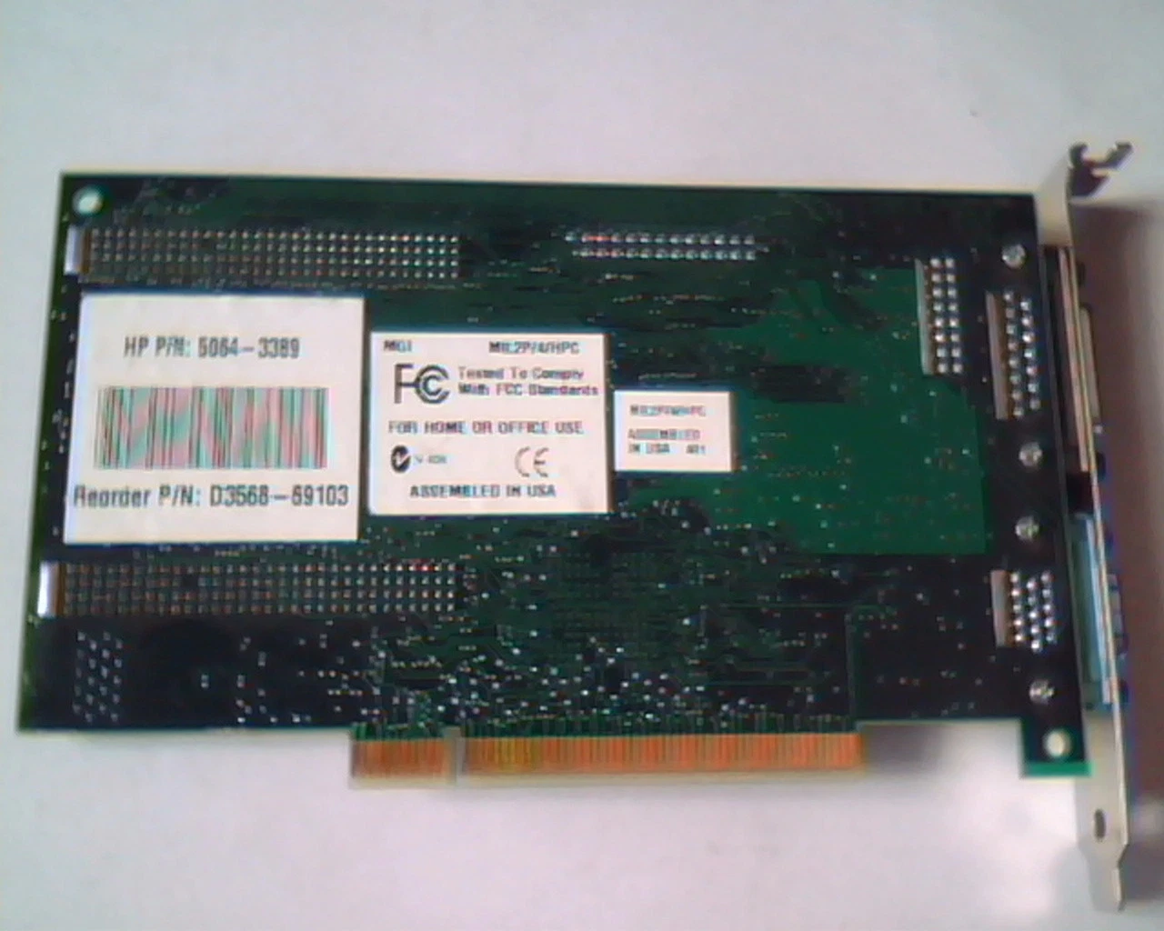 PCI card Matrox 708-04 Rev A MGI MIL2P/4/HPC 5064-3389 DVI VGA MGA-2164WP-C - image 7
