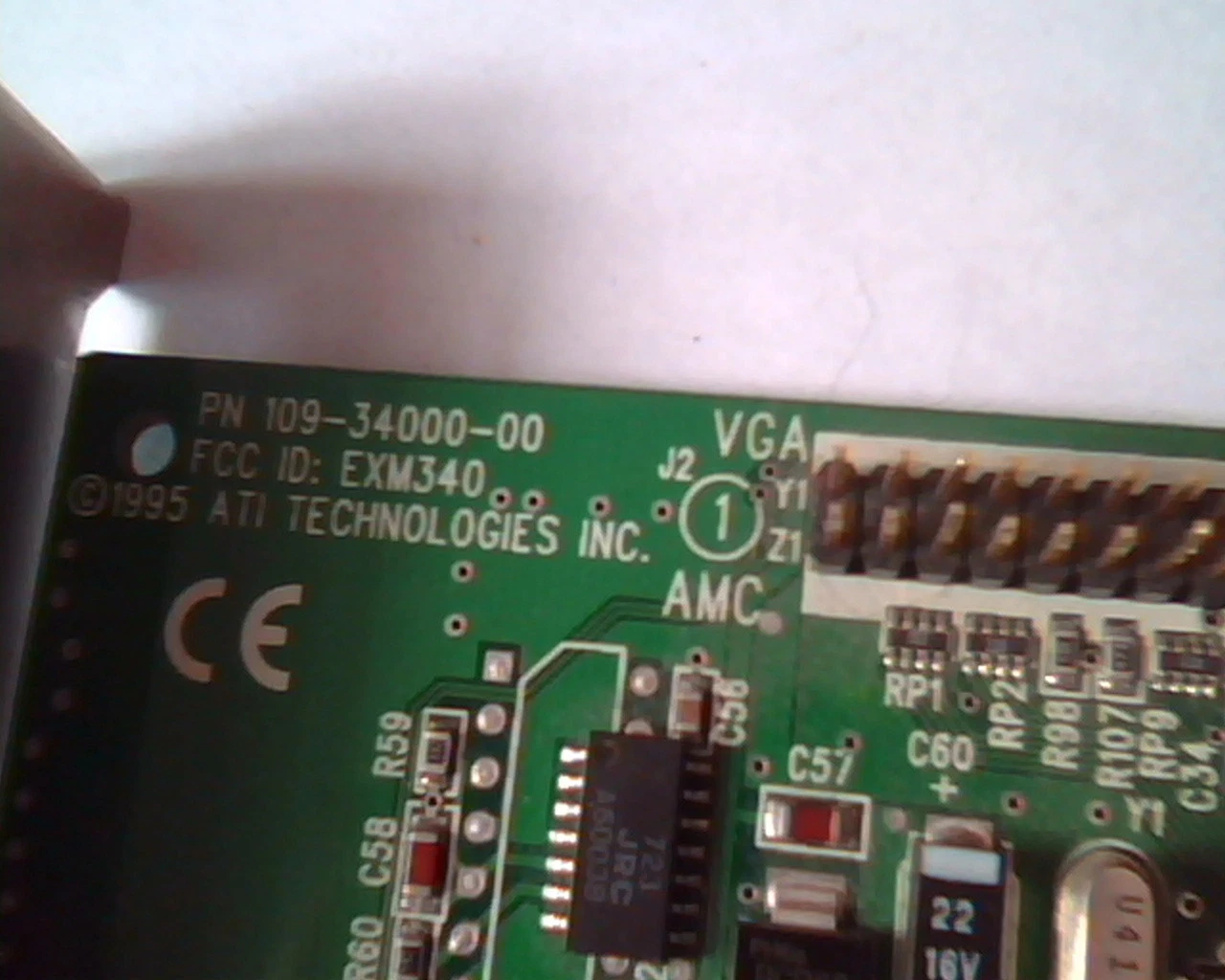 PCI Video card ATI MACH64 VT 109-34000-00 EXM340 113-34004-104 ATI-264VT2 VGA - image 2