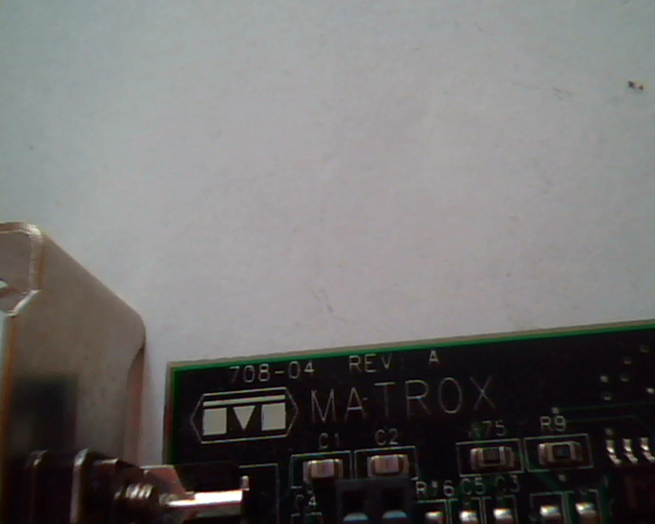 PCI Video card Matrox 708-04 Rev A MGI MIL2P/4/HPC 5064-3389 MIL2P DVI VGA - image 2