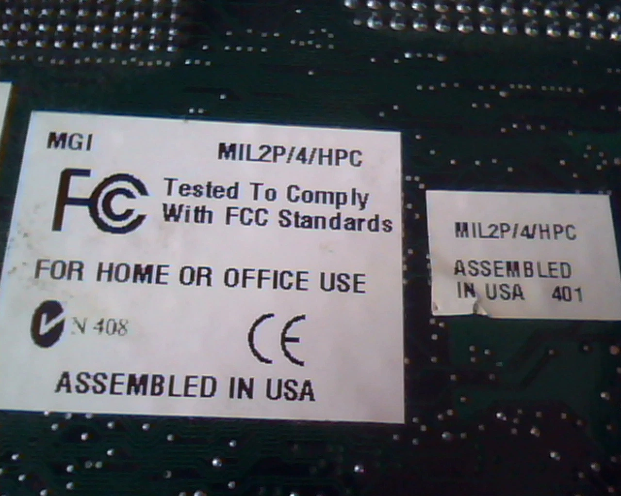PCI Video card Matrox 708-04 Rev A MGI MIL2P/4/HPC 5064-3389 MIL2P DVI VGA - image 5