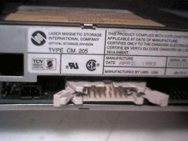 CM205 LMS Philips CM 205 CRDROM Reader Drive Vintage Laser Magnetic Storage - image 3