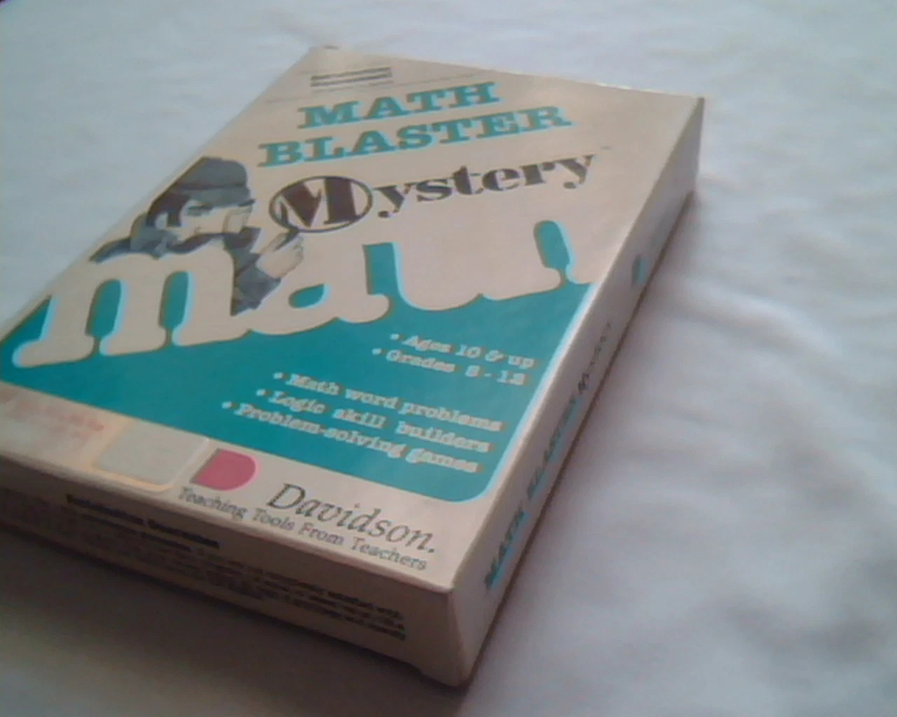 Math Blaster Mystery - Davidson 2 floppies manual - math logic games - image 2