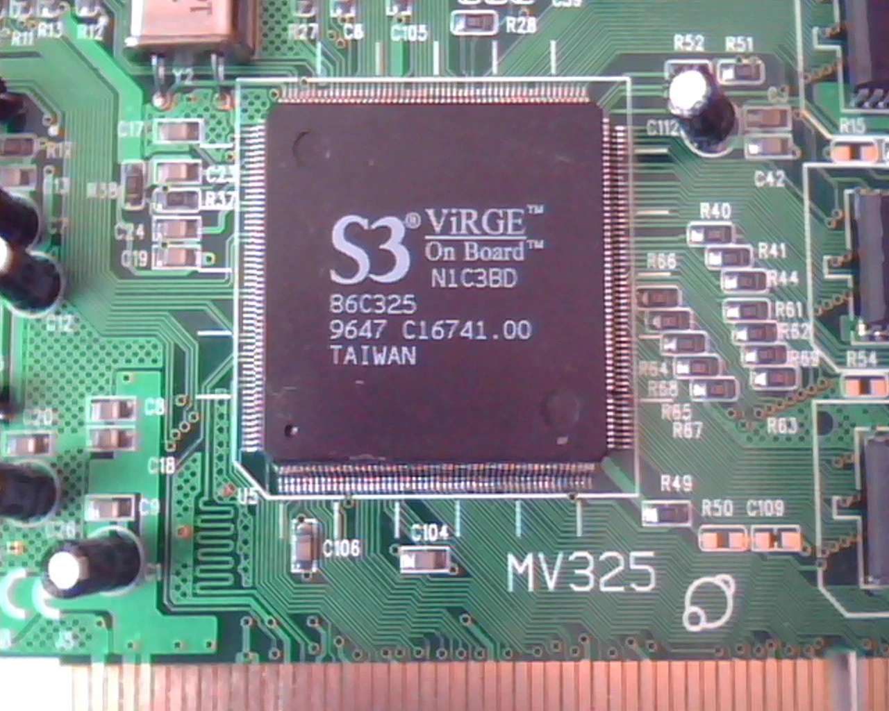 PCI Video card S3 ViRGE MV325 BNX8400-00-00 Bannsan BS-1 VGA power graphics LPB - image 3