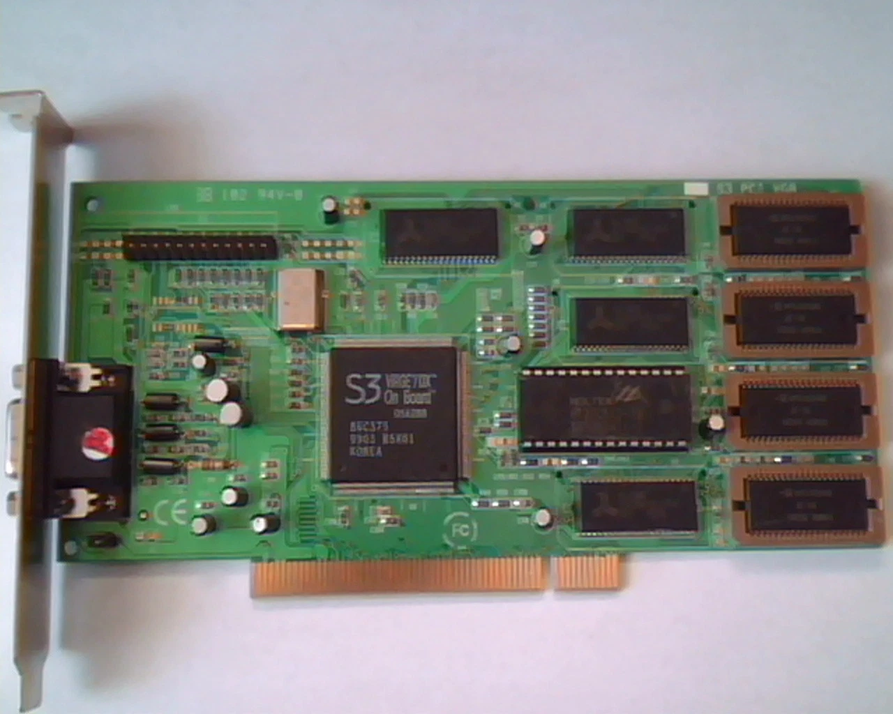 PCI Video Graphics Card S3 ViRGE/DX 4MB 102 94V-0 V1.1 39V375-1 VGA