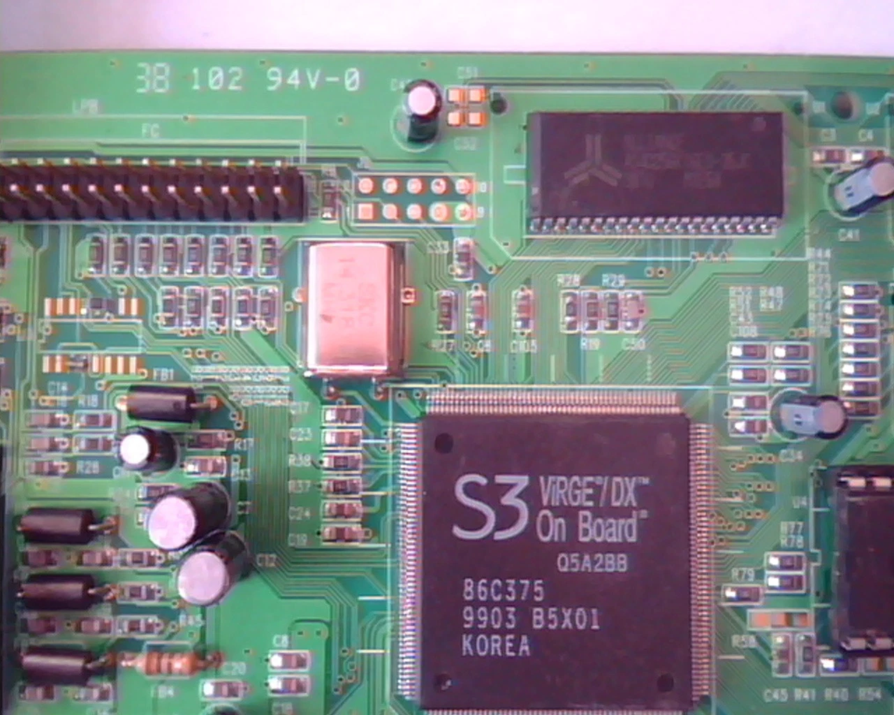 PCI Video Graphics Card S3 ViRGE/DX 4MB 102 94V-0 V1.1 39V375-1 VGA - image 2