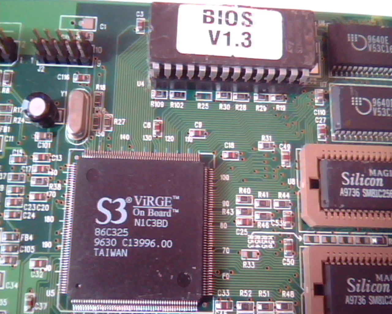 PCI Video card S3 ViRGE V1.3 with 4MB DXL-DP18 DP184 LPB VGA SVGA - image 2