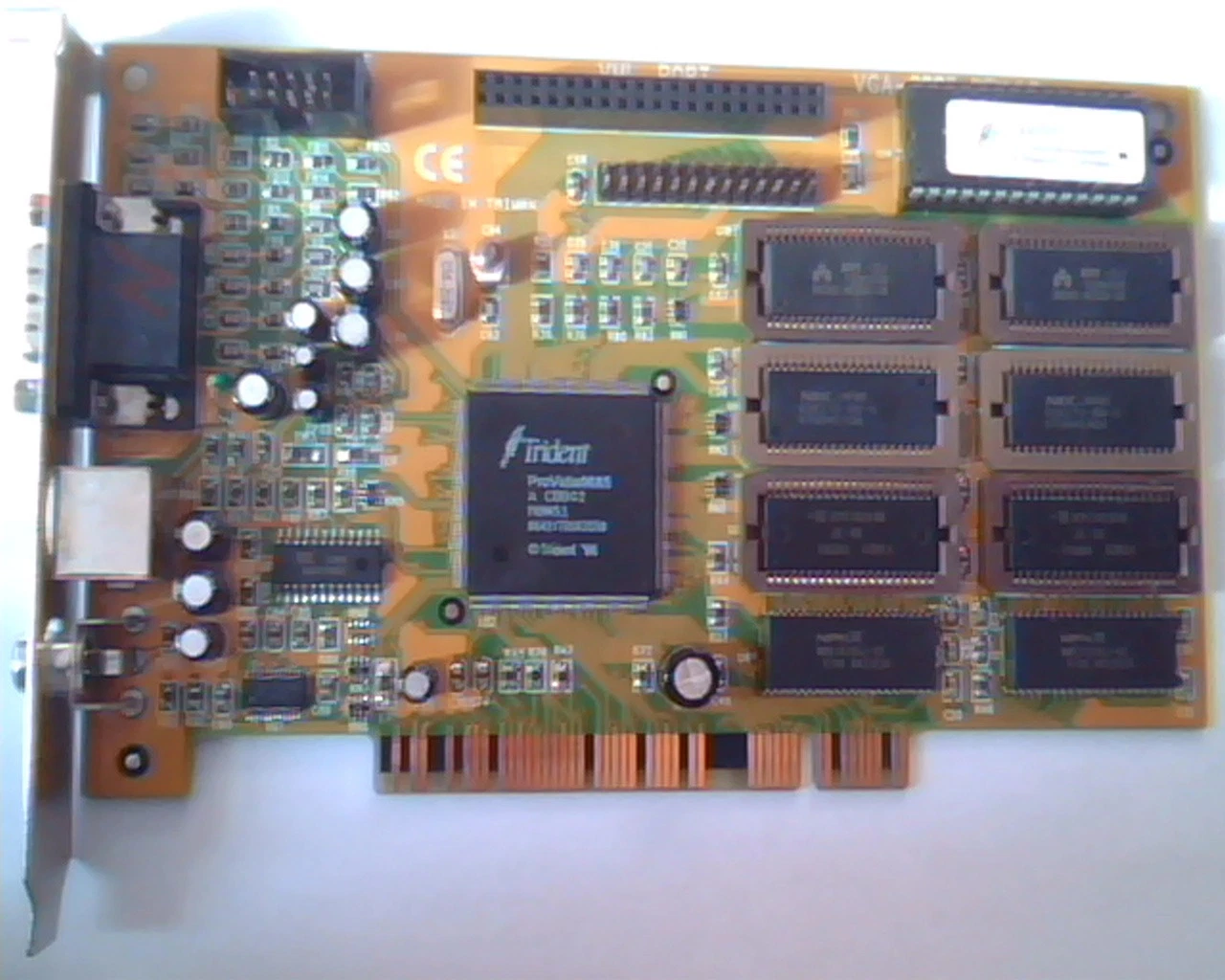 PCI Video card Trident ProVidia9685 VGA-968T Rev 1.0 JRS-VGA-968T VGA TV
