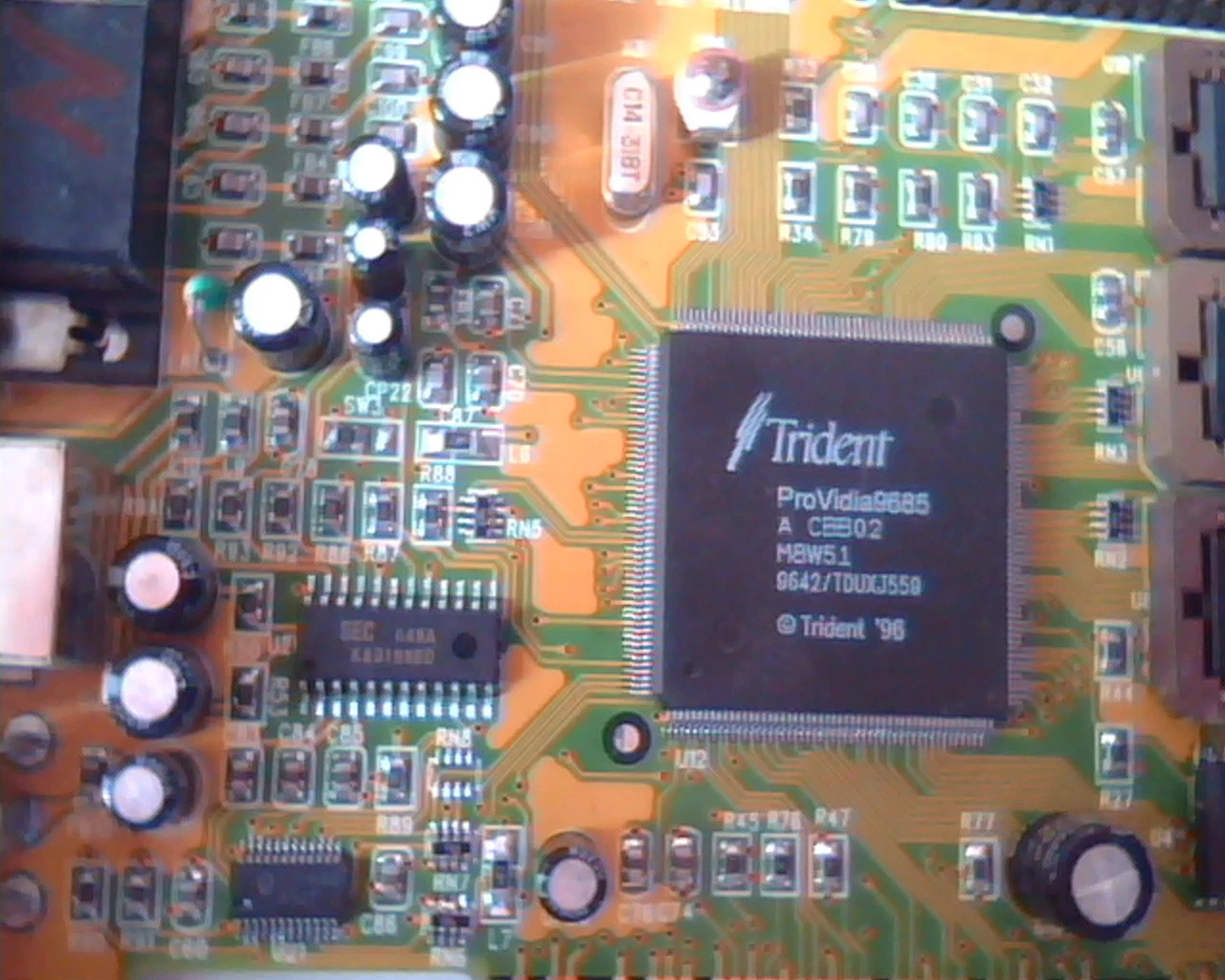PCI Video card Trident ProVidia9685 VGA-968T Rev 1.0 JRS-VGA-968T VGA TV - image 2