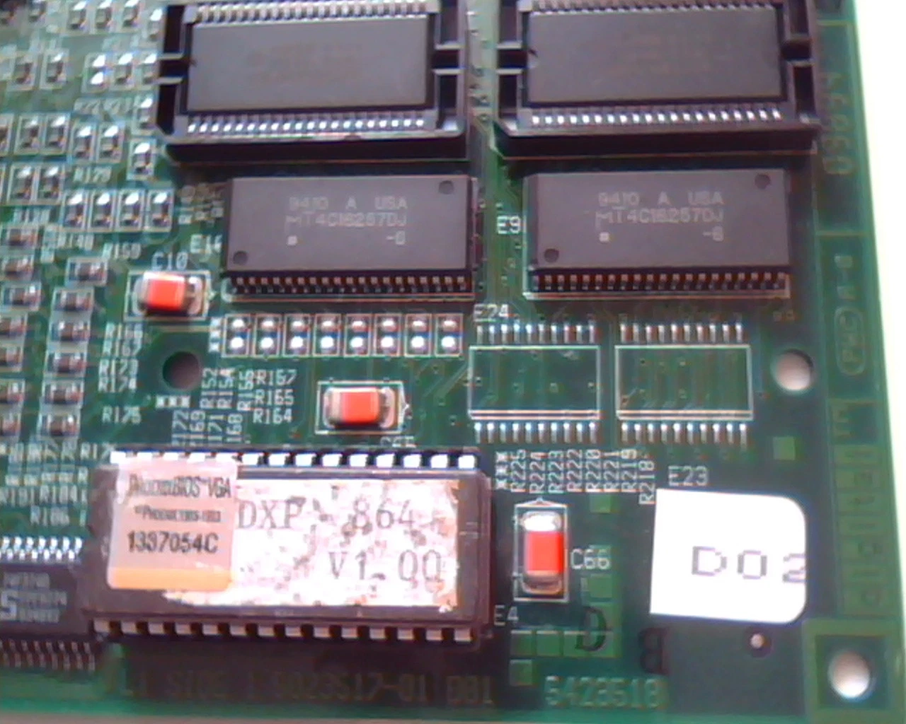 PCI Video card S3 Vision864 digital V1.00 54-23518-01 5023517-01 B01 864 VGA - image 3