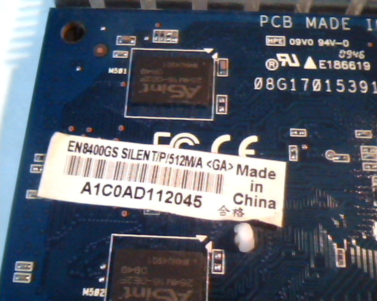 PCI-E express card EN8400GS Silent T P 512M A ASUS DVI VGA - image 3