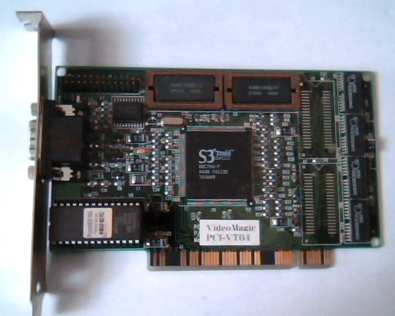 PCI Video card S3 Trio64 VideoMagic PCI-VT64 G2E-H5SS3 VGA Phoenix 4950127C