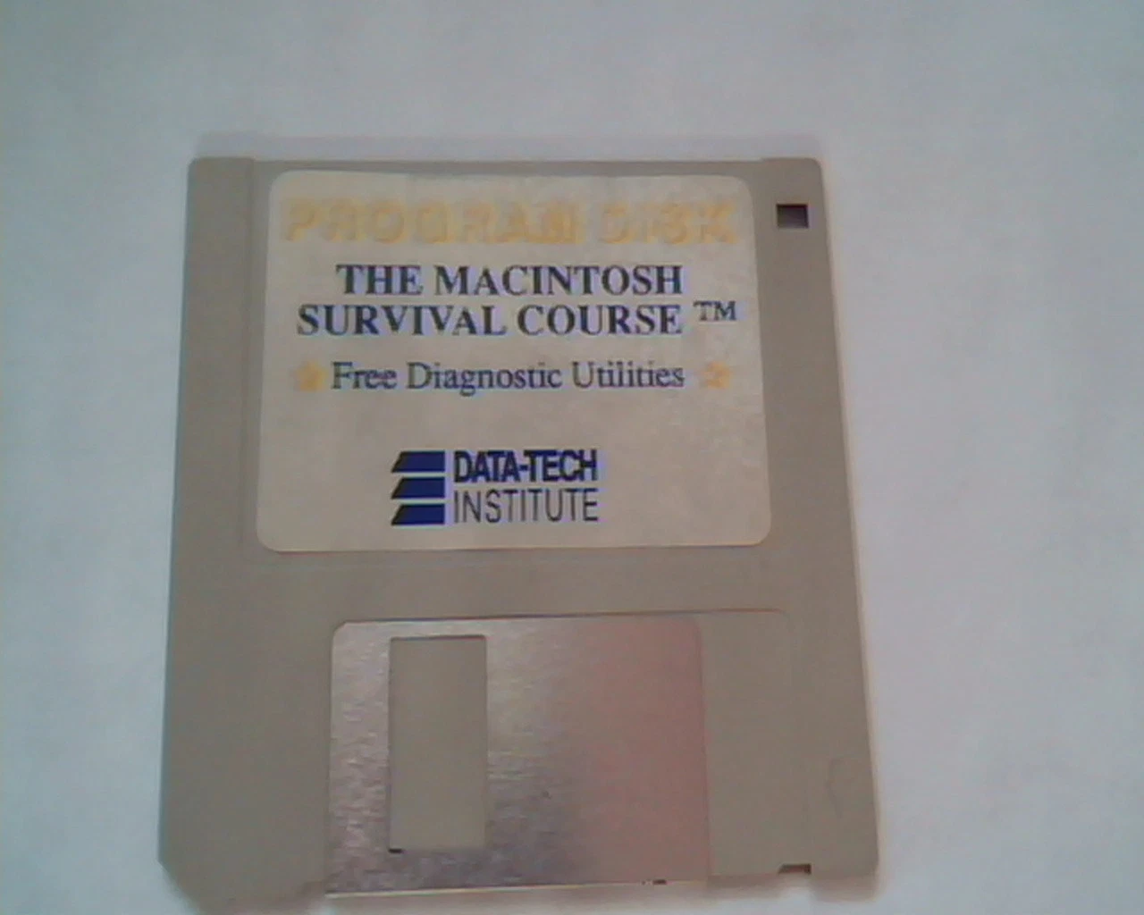 Floppy Disk The Macintosh Survival Course Data-Tech diagnostic utilities program
