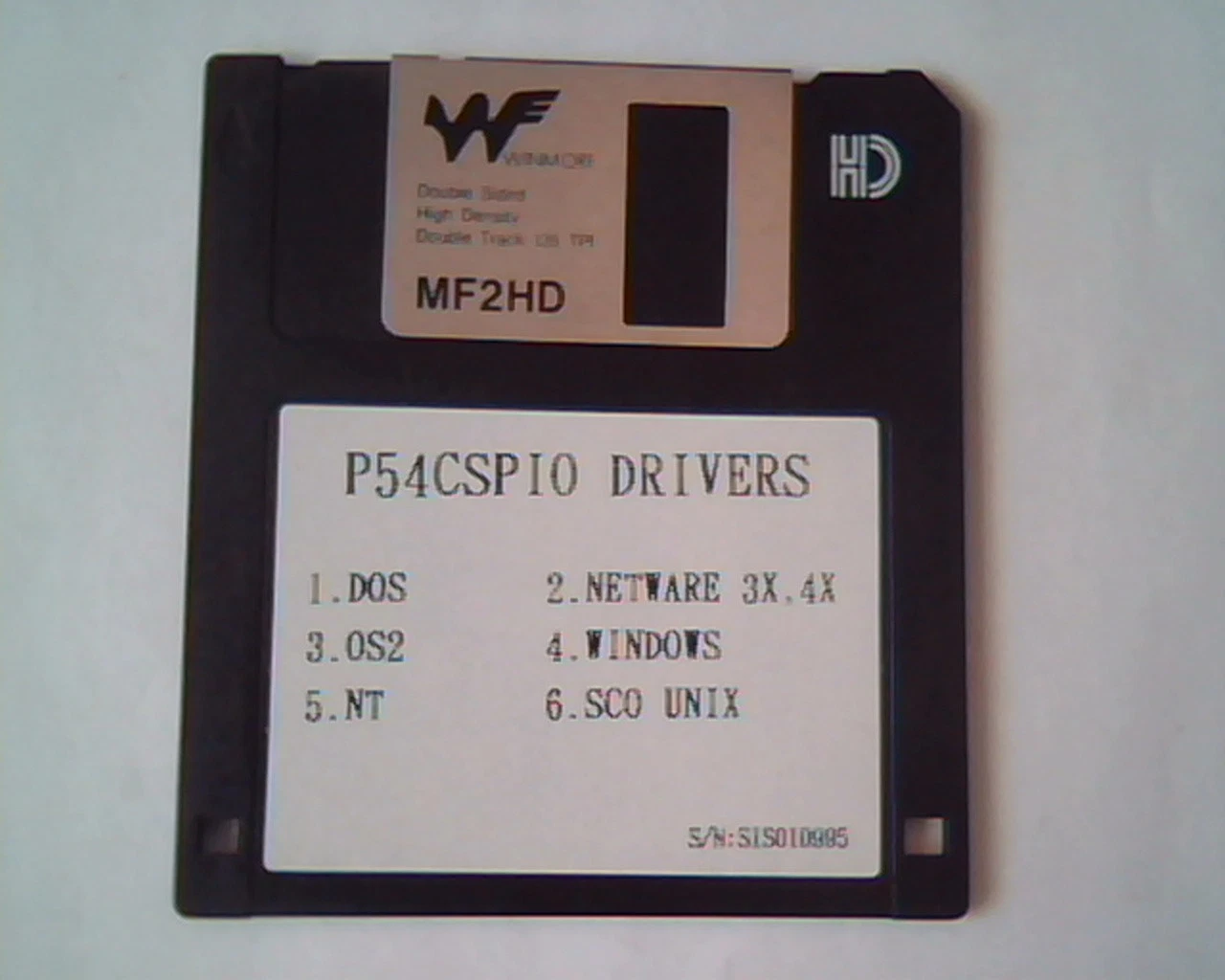 Floppy Disk P54CSPIO Drivers