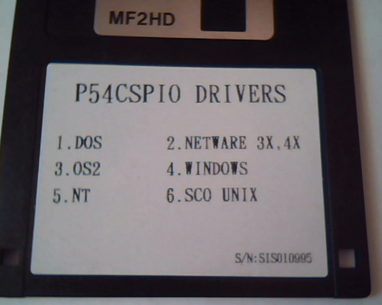 Floppy Disk P54CSPIO Drivers - image 2