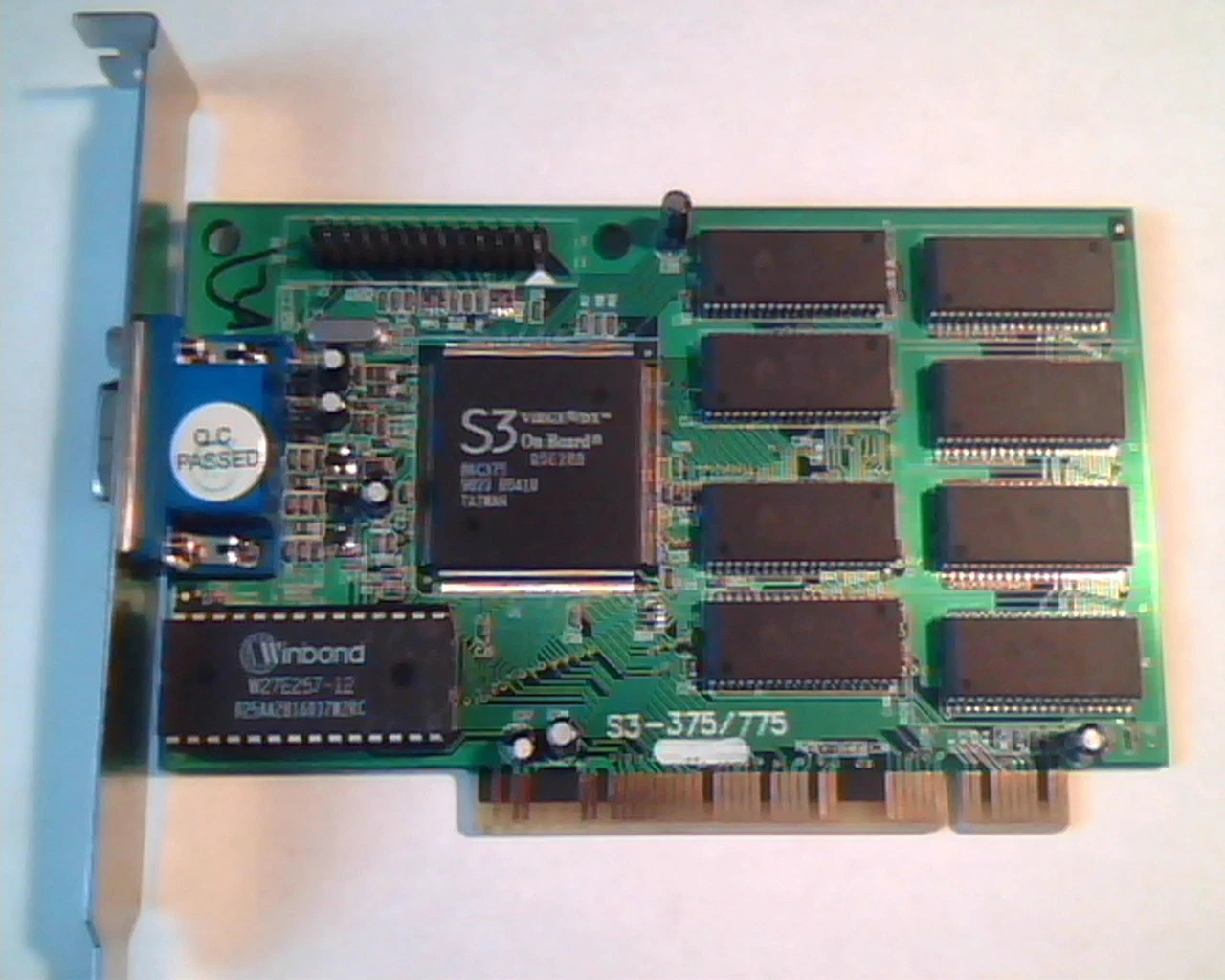 PCI Video card S3 ViRGE/DX S3-375/775 with 4MB RAM 392-0345