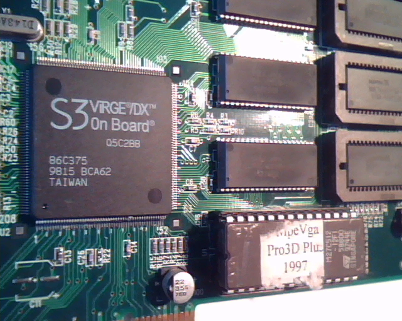 PCI Video card S3 ViRGE/DX ATL MpeVga Pro 3D Plus 1997 PRODX-2M-24 Rev 2.0 - image 4