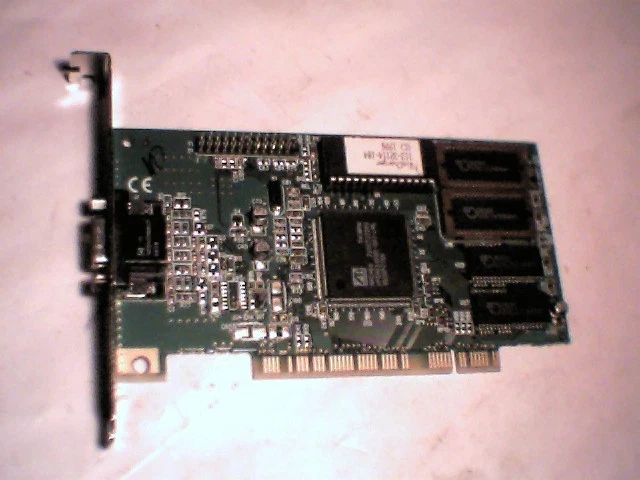 PCI Video card ATI 2MB 109-32100-20 Mach64 EXM321 WinCharger 113-32114-104 VGA
