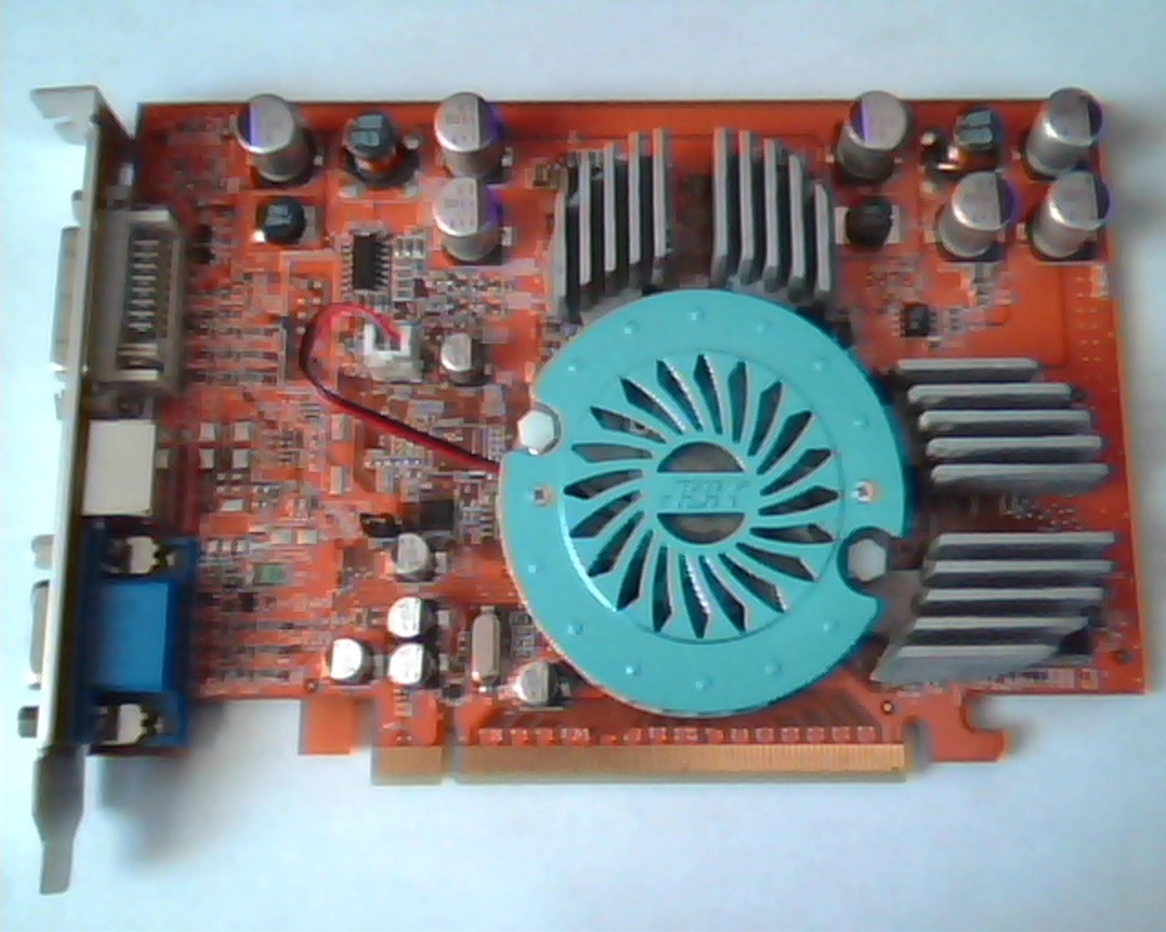 PCI-E express card ABIT RX600PRO-256 RX6P-256 V1.1 3044-0413-24 DVI VGA TV