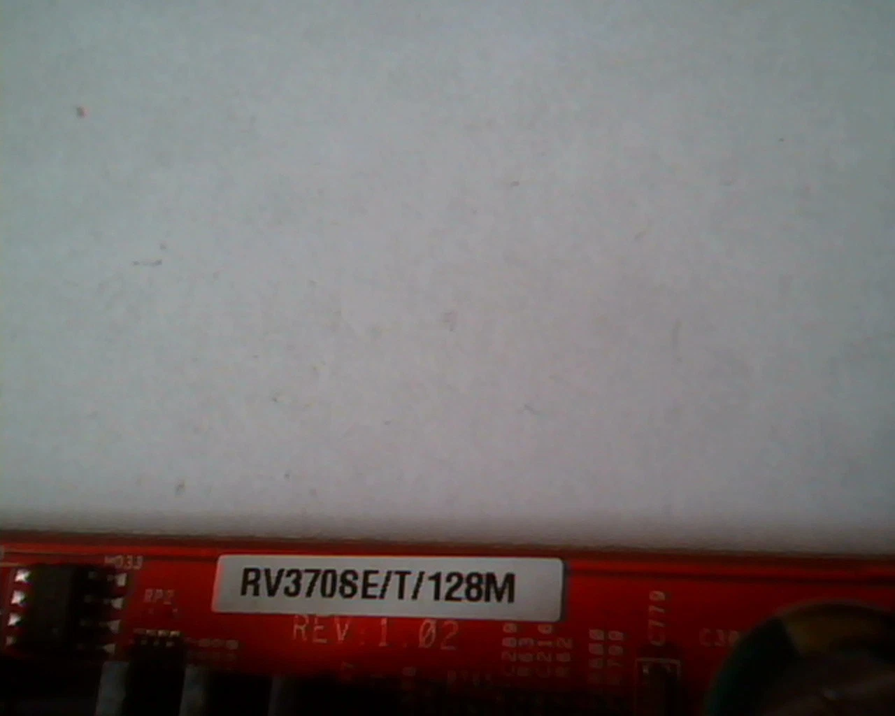 PCI-E express card ASUS RV370SE T 128M 5187-6145 1.02-B01 C1VCP5 VGA S-Video - image 2