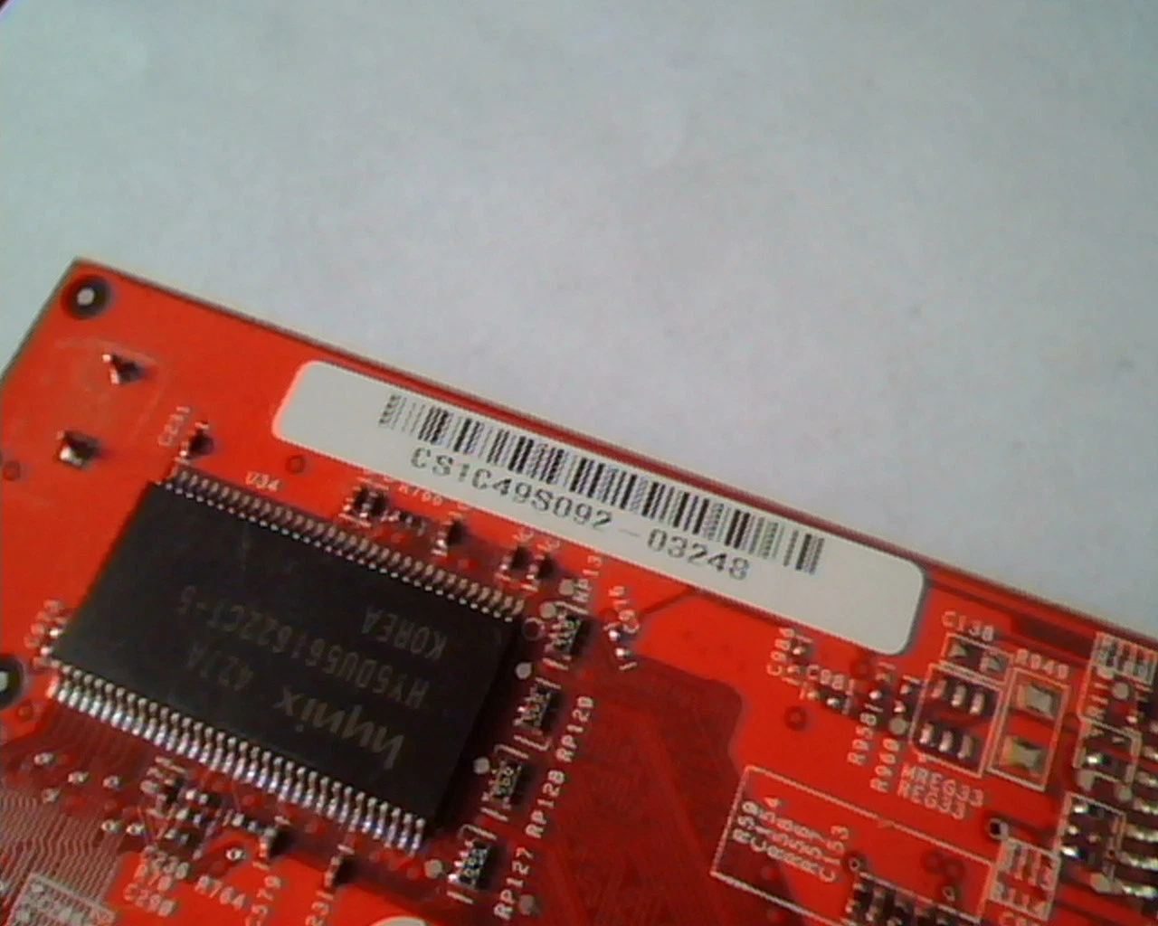 PCI-E express card ASUS RV370SE T 128M 5187-6145 1.02-B01 C1VCP5 VGA S-Video - image 5