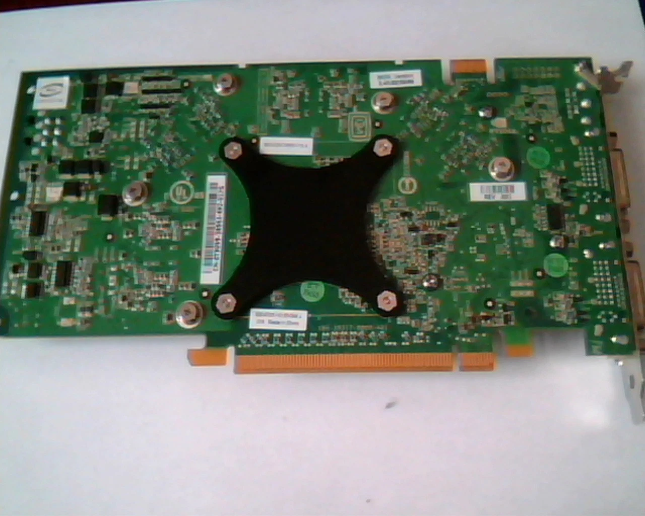 PCI-E express card NVIDIA Quadro FX P317 A01 180-10317-0000-A01 Dual DVI TV - image 6