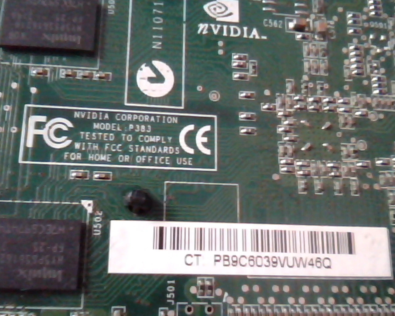PCI-E express card 180-10383-0C00-A01 NVIDIA P383 430356-001DVI DCV-00154-N1-GP - image 4