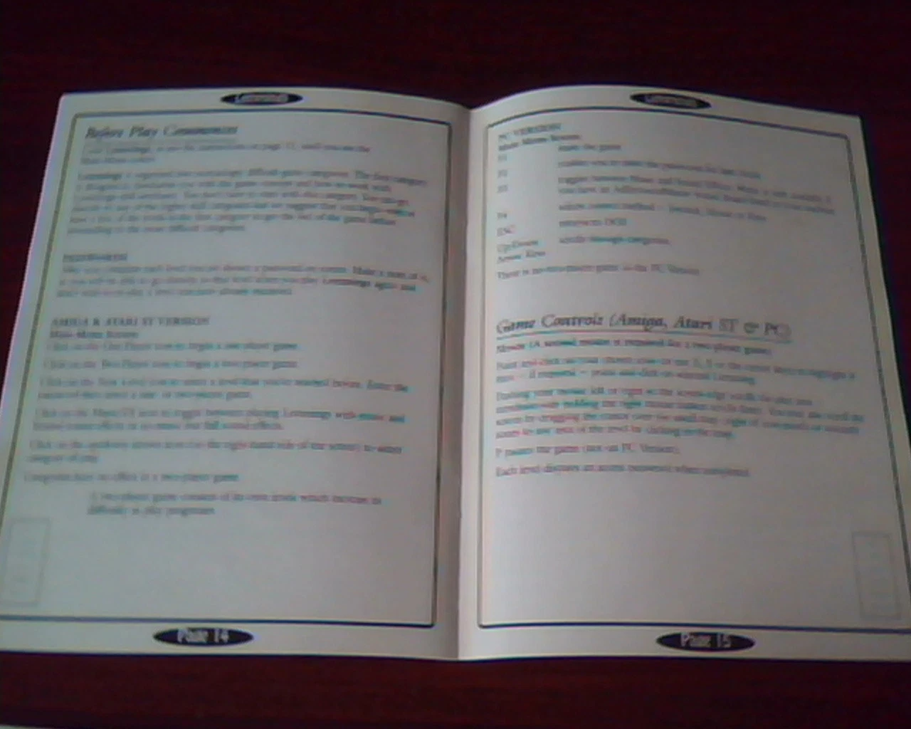 Lemmings - The Complete Lemmings Manual - Psygnosis color vintage game booklet - image 4