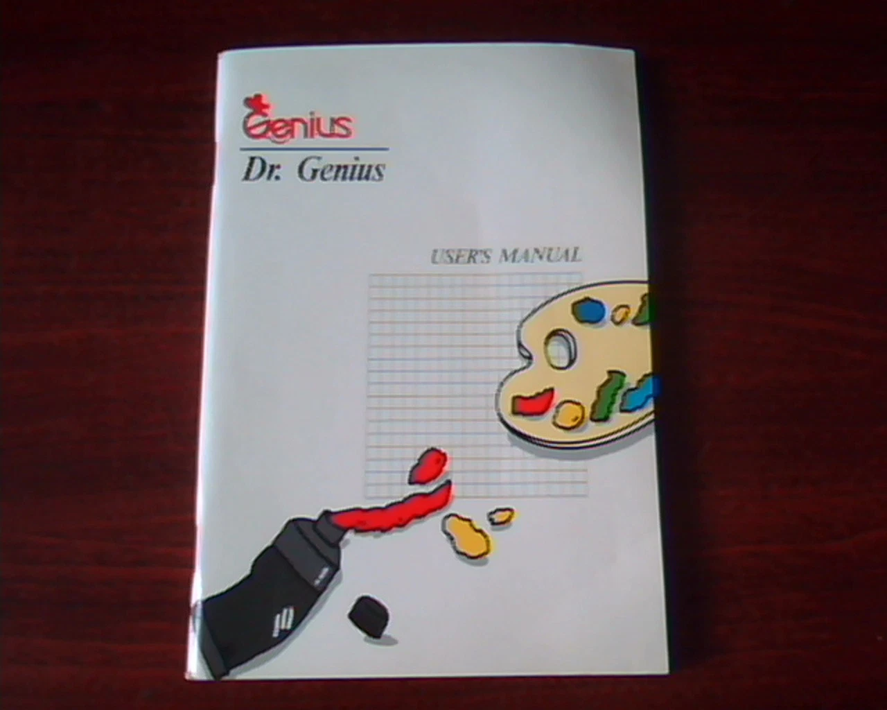 Genius - Dr. Genius User's Manual - scanner graphics package artist easel