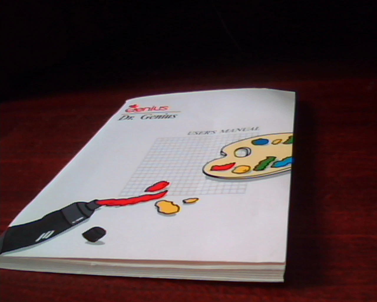 Genius - Dr. Genius User's Manual - scanner graphics package artist easel - image 2