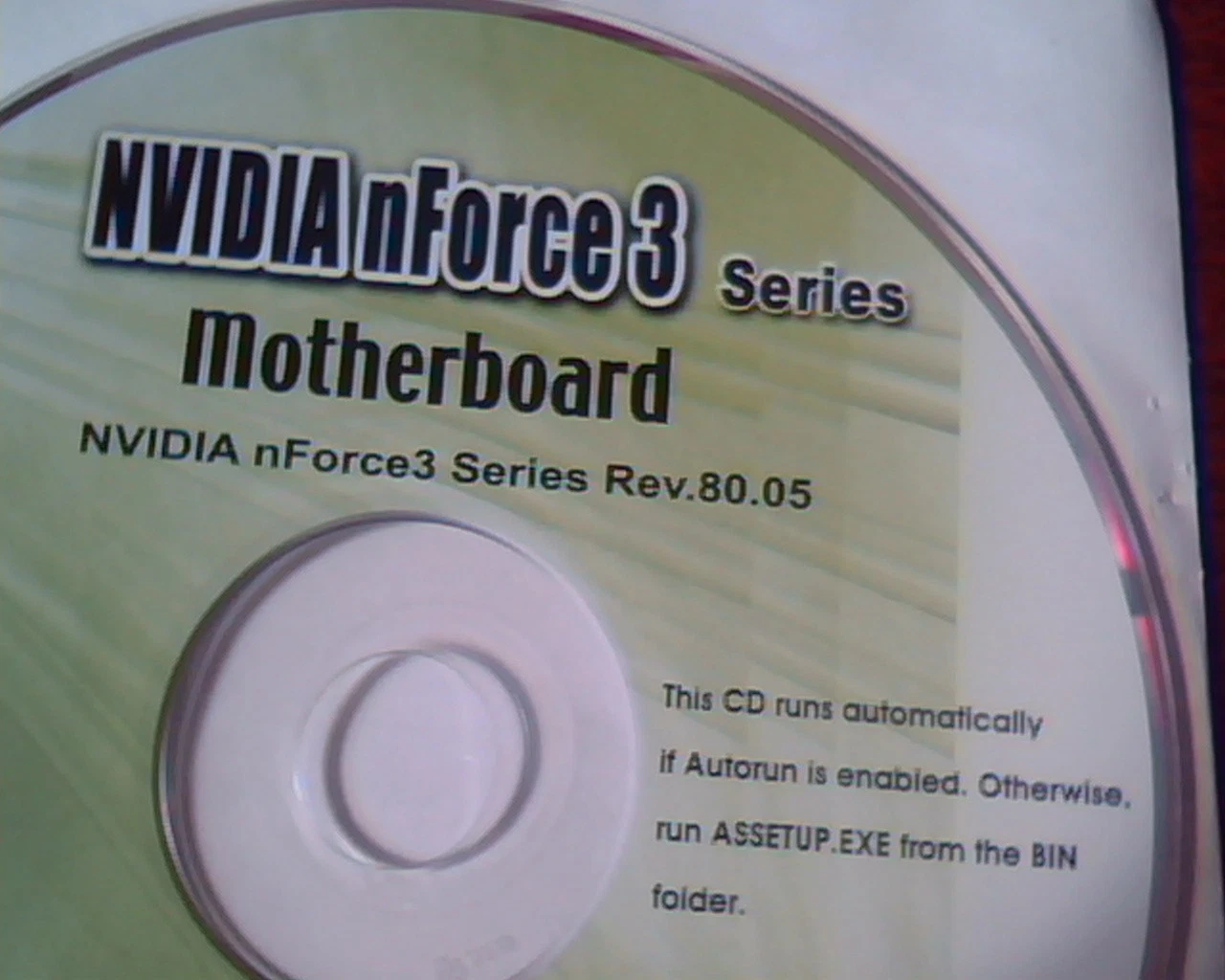 CD ASUS NVIDIA nForce3 Series Rev.80.05 motherboard M503 - image 2