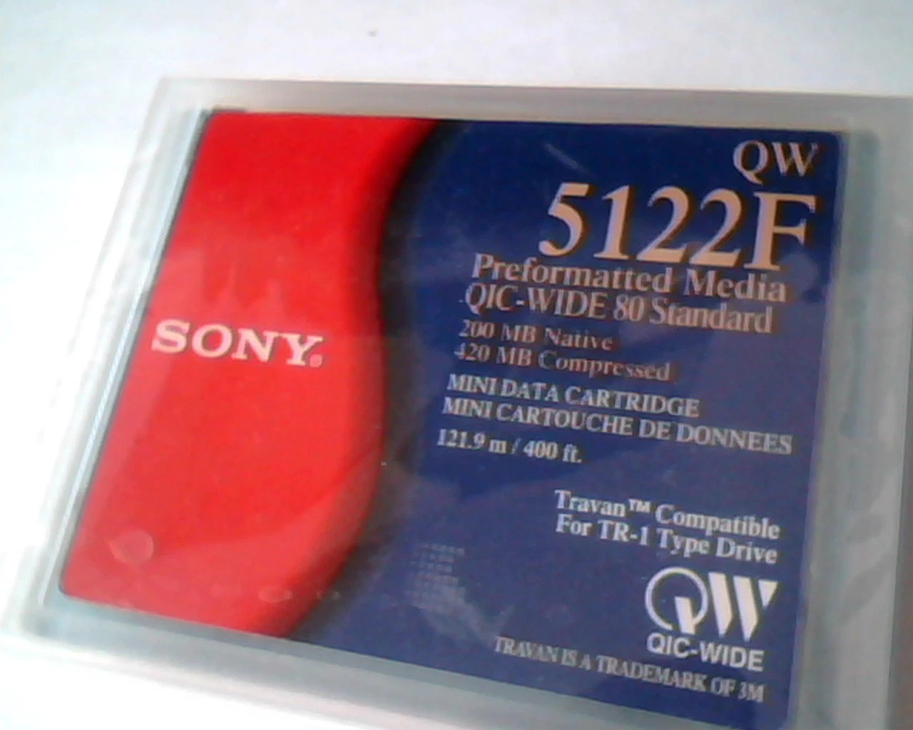 Data Cartridge Storage Sony QW 5122F QIC-WIDE 80 Standard - SET of 2 BRAND NEW - image 2