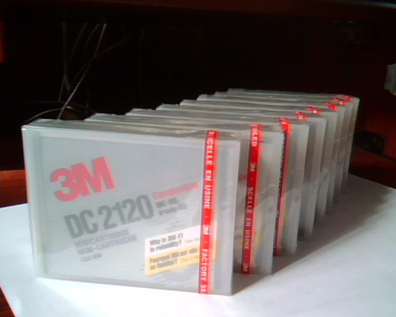 Data Cartridge Storage 3M DC2120 mini 120MB 2120 - SET of 8 BRAND NEW - image 2